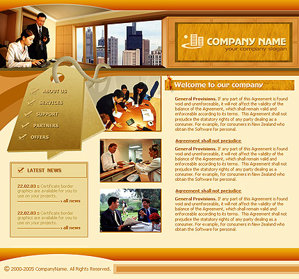  Website Templates on Web Templates